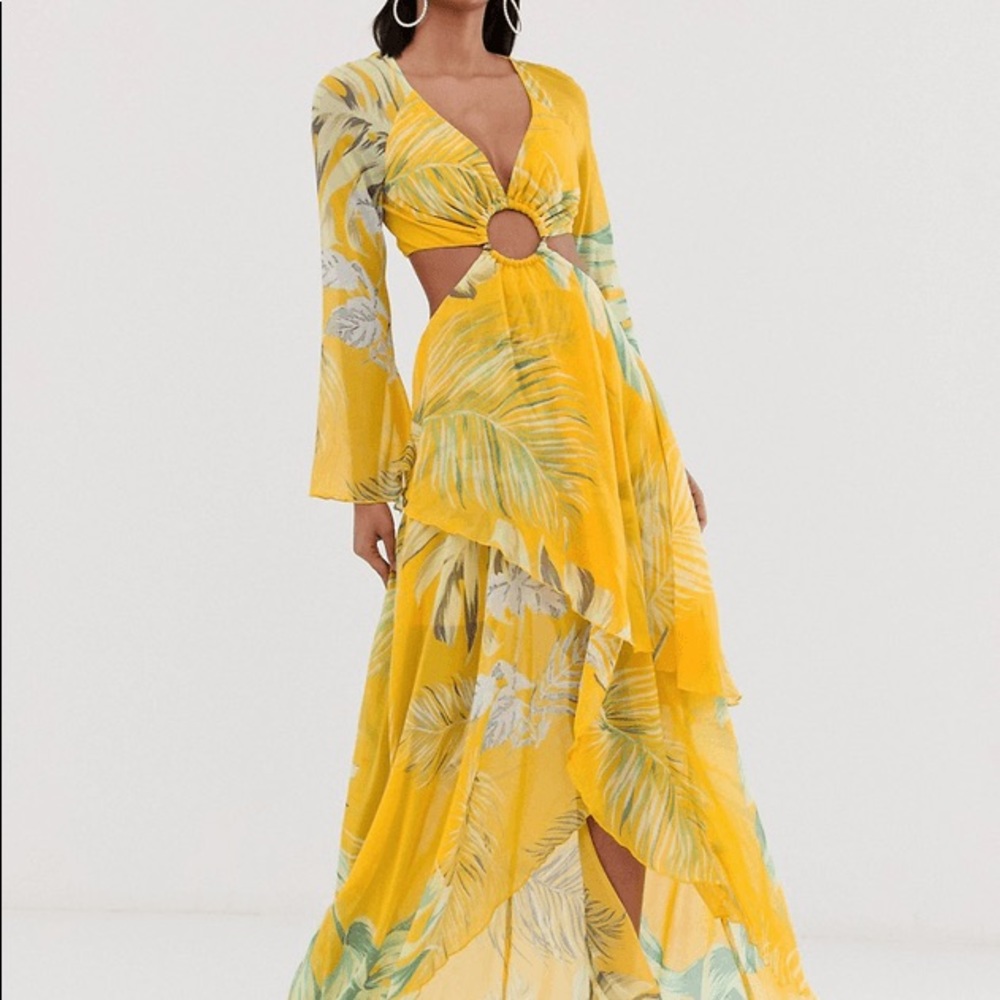 ASOS DESIGN Chiffon Maxi Dress